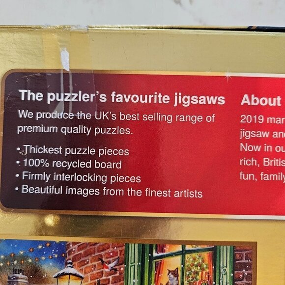 Gibsons Secret Santa Christmas 2019 Limited Edition Tony Ryan Jigsaw Puzzle, 1K - Picture 9 of 15